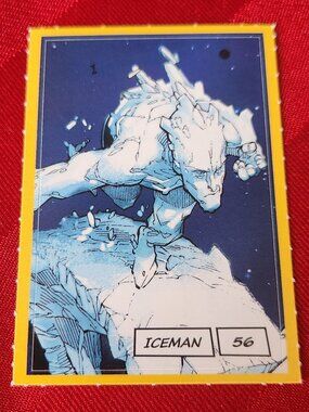 Loblaws Marvel Stickers - 56 Iceman - MAKE A BUNDLE!!
